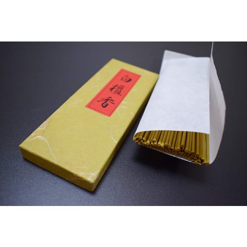 Awaji Baikundou Incense, Sandalwood, 30g, in a Flat Box, Natural Sandalwood, Perfect for Offerings, Memorial Services, New Year's Gifts, and Souvenirs