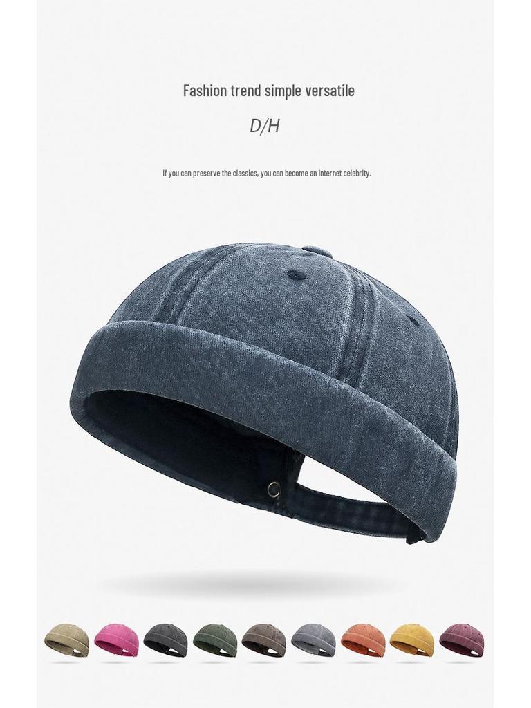 Autumn & Spring Soft Cotton Melon Hat: Versatile Streetwear for All Seasons