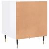 Nightstands 2 pcs High Gloss White 40 x 40 x 50 cm Engineered Wood