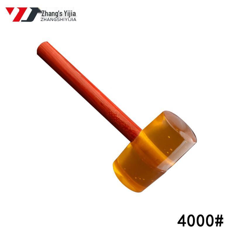 Red Handle Transparent Rubber Mallet