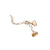 14K Copper-Plated Gold Lobster Clasp Tail Chain Bracelet/Necklace Jewelry Accessory