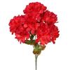 Artificial Bouquet of 7 Red Chrysanthemums - All Saints' Day Decoration