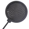 Double Layer Studio Microphone Flexible Wind Screen Sound Filter For Broadcast