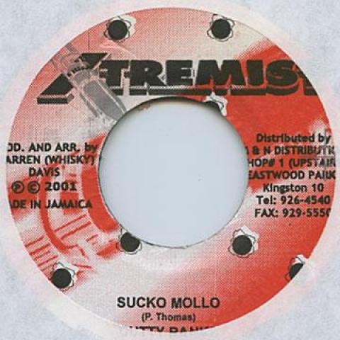 7inch Record CUTTY RANKS / SABA - Sucko Mollo / Good Loving Xtremist 2001 Jamaica Reggae, Ska & Dub