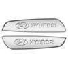 2Pcs 3D Metal Car Body Badge Stickers Trunk Emblem Decals Auto Accessories For Hyundai Tucson IX35 Rena GV70 Kona SONATA I30 I20 lk1