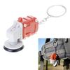Practical Mini Grinding Machine Keychain Plastic Keyring Double Purpose Solution for Small Tasks Daily Enhancement
