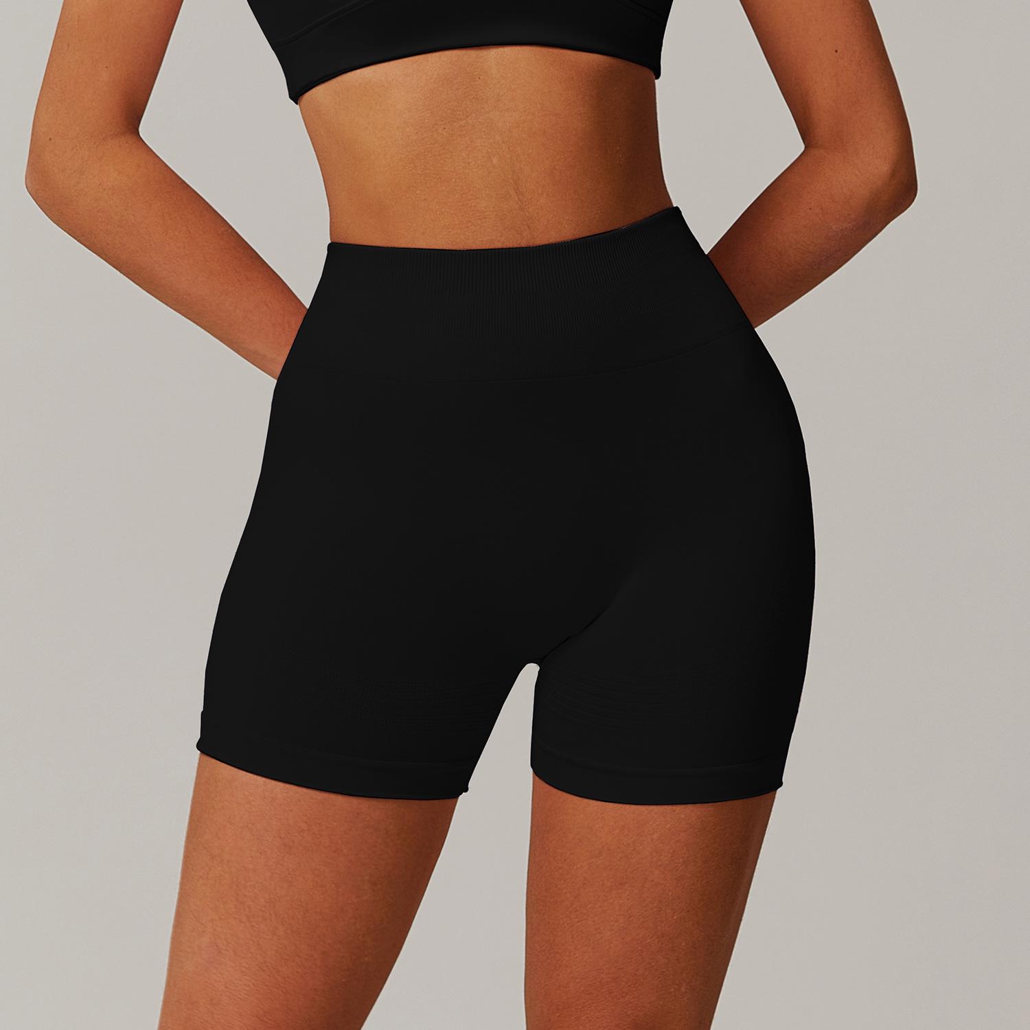 

High-Waisted Yoga Shorts Women s Butt Lifting Fitness, Peach, Outdoor Running 7725 Medium