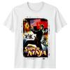 O Super Ninja (1984) Camiseta Unissex Inspirada em Cartaz de Filme Camiseta Retrô Anos 80