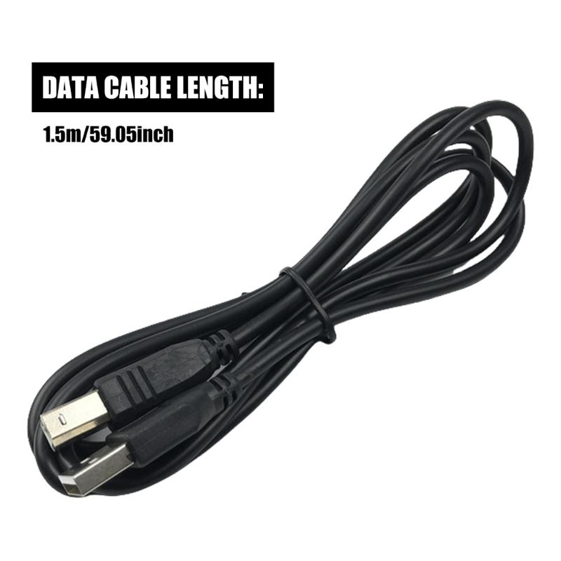 USB Printing Data Cable Printer Cord Square Port USB 2.0 Printing Cable High Speed A Male to B Male 1.5m Length