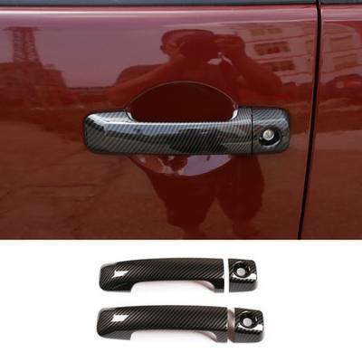 For Toyota FJ Cruiser 07-21 ABS Fiber Exterior Side Door Handle Cover Trim