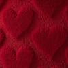 Valentinstag Plüschkissenbezug Herzstickerei Jacquard Kissenbezug Sofa Dekoration für Wohnzimmer (Kissen nicht enthalten)