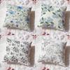 flower pattern Cushion Cover Premium Comfort Reversible Pillow Cove Two in One Design for Any Room  Car Interior
