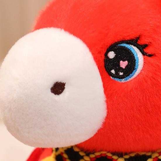 Horse Plush Doll 2026 Year of The Horse Mascot Lucky Chinese Zodiac Pony Stuffed Toy Spring Festival Gift
