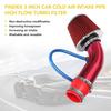 Car Auto Pipe Power Flow Hose System Cold Air Intake Filter Induction Kit