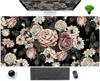 Tapete Escritorio Kawaii Verde Diseo Floral Plantas Alfombrilla Mouse Para Juegos Escritorio Escritorio Computadora Porttil