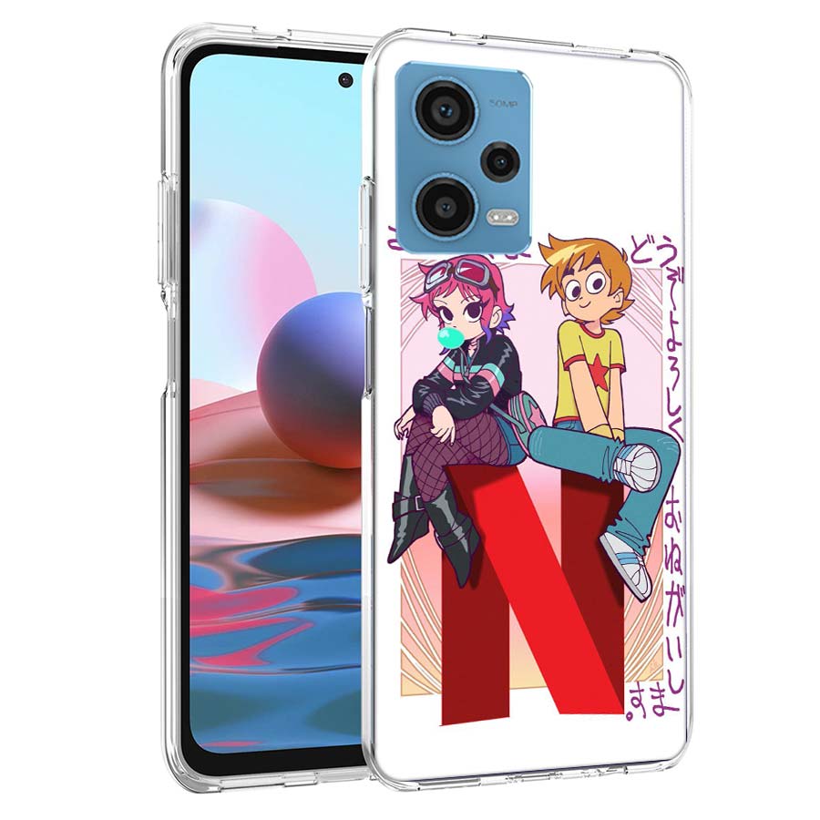 

Scott Pilgrim anime Phone Case For Redmi Note 13 12 14 15 Pro Plus 13R 11 11T 11E 11S 10 Pro 10S 9 9S Cover Cell Clear TPU Capa Note 15 Pro Plus