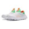 Li Ning Kids Comfortable Versatile Low-Top Casual Shoes Kids sneaker White Green YKCU088-5