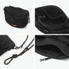 Universal Overall UVO-195 Black FR Shoulder Bag, 6L (Adjustable Strap)