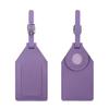 PU Baggage Backpack Tags Suitcase Luggage Tags Travel Suitcase Label with Strap