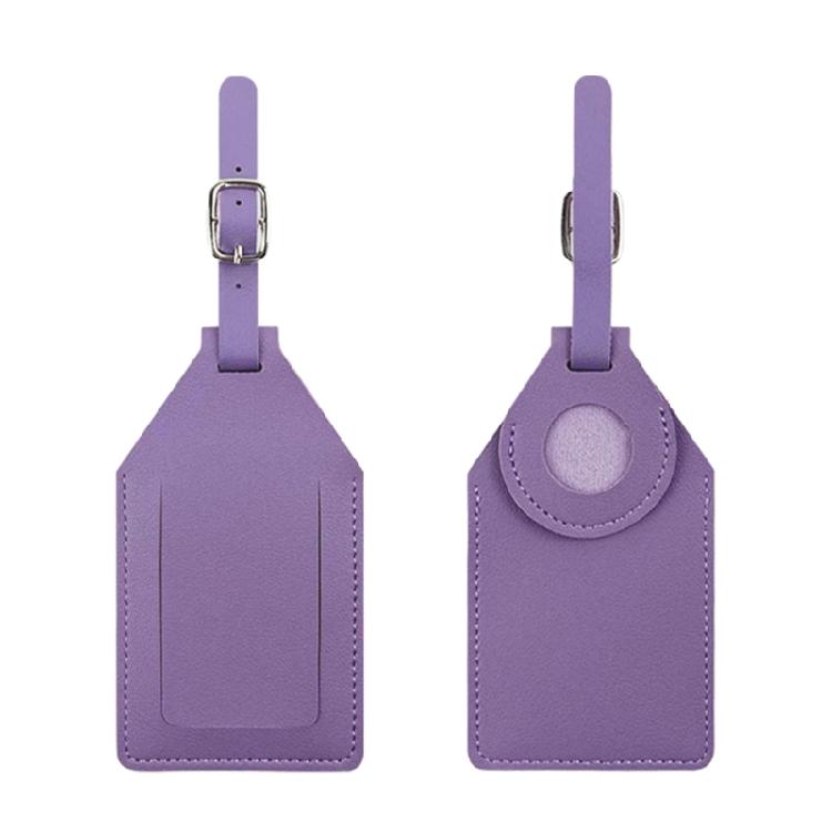 PU Baggage Backpack Tags Suitcase Luggage Tags Travel Suitcase Label with Strap