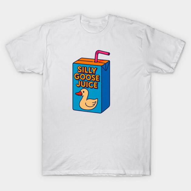 Silly Goose Juice Creative Fun Street Fashion Trend Casual TShirt Mens and Womens Luxury Brand Top M