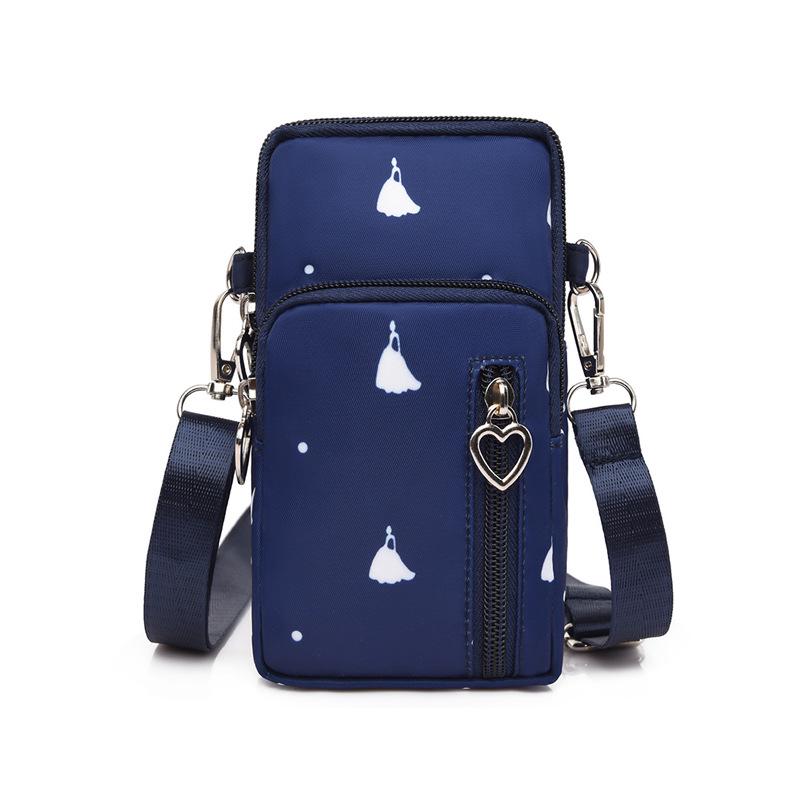 Women's Crossbody Phone Bag - 2023 Korean Canvas Shoulder Bag, Casual Small Square Wristlet & Neck Pouch