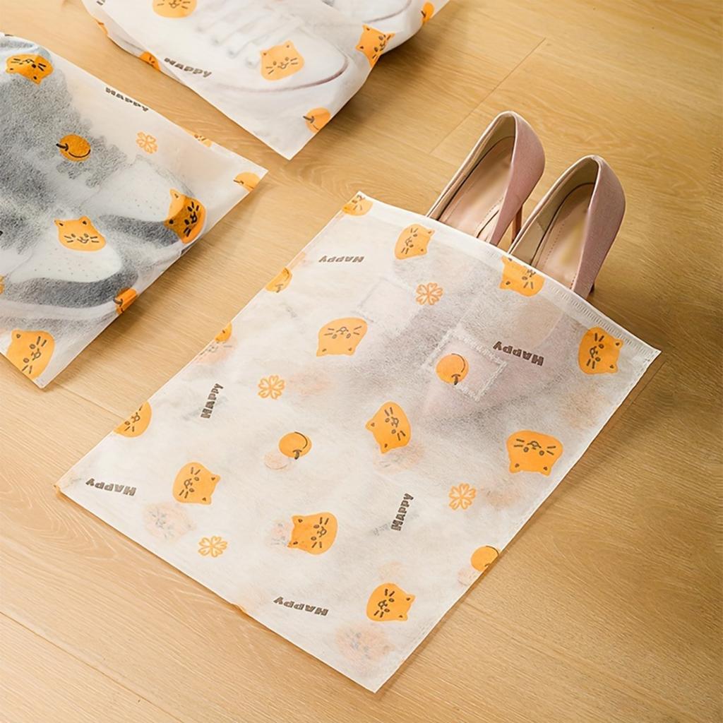 10/20pcs Large Non‑Woven Shoe Storage Bags, Dustproof Anti‑Yellowing Breathable Moisture‑Proof Shoe Protectors for White Shoes