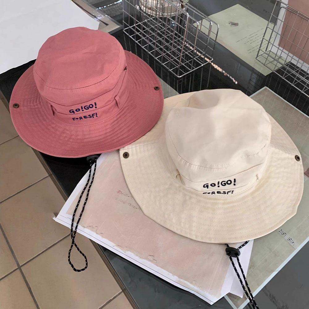 Sunscreen Western Cowboy Hat Y2K Sun Protection Hat Casual Bucket Hat  Men/Women