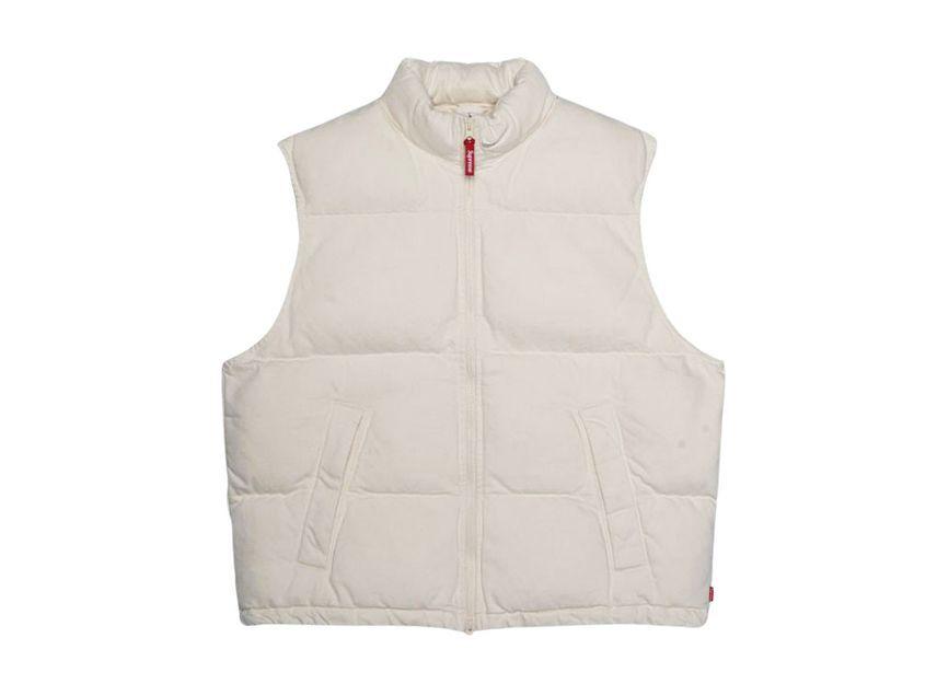 Supreme Nike Denim Puffer Vest Natural