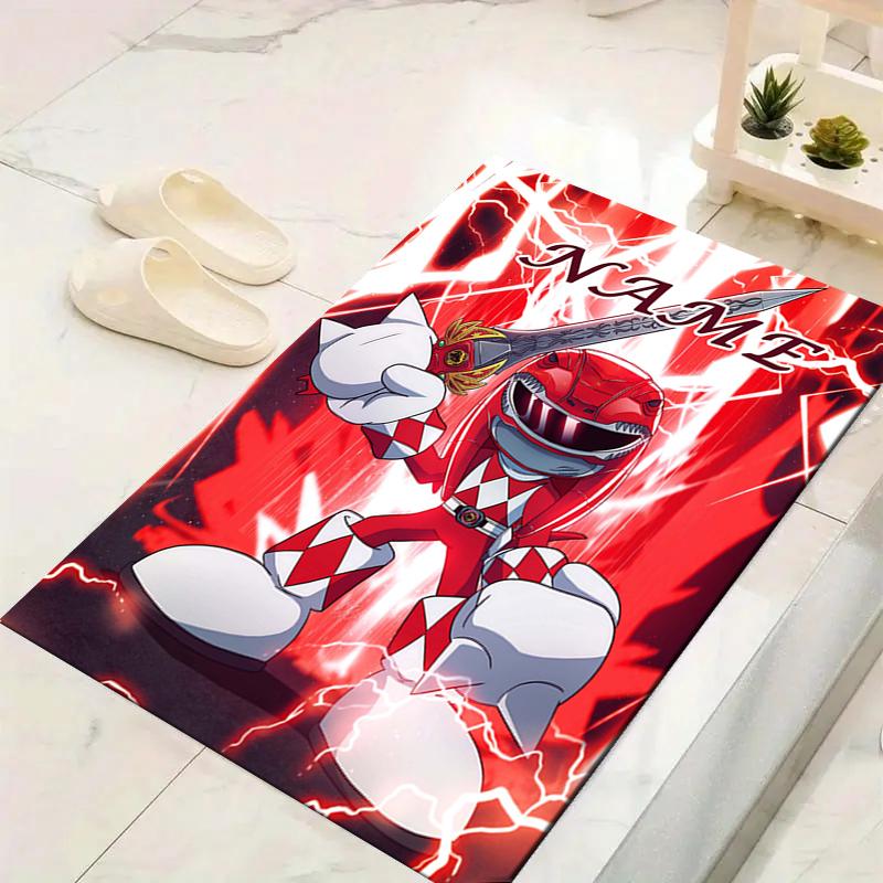 Custom 1Pc Power Rangers Storm Rug Office Carpet Indoor Outdoor Entrance Doormat Nonslip Soft And Comfortable Living Room D2915217