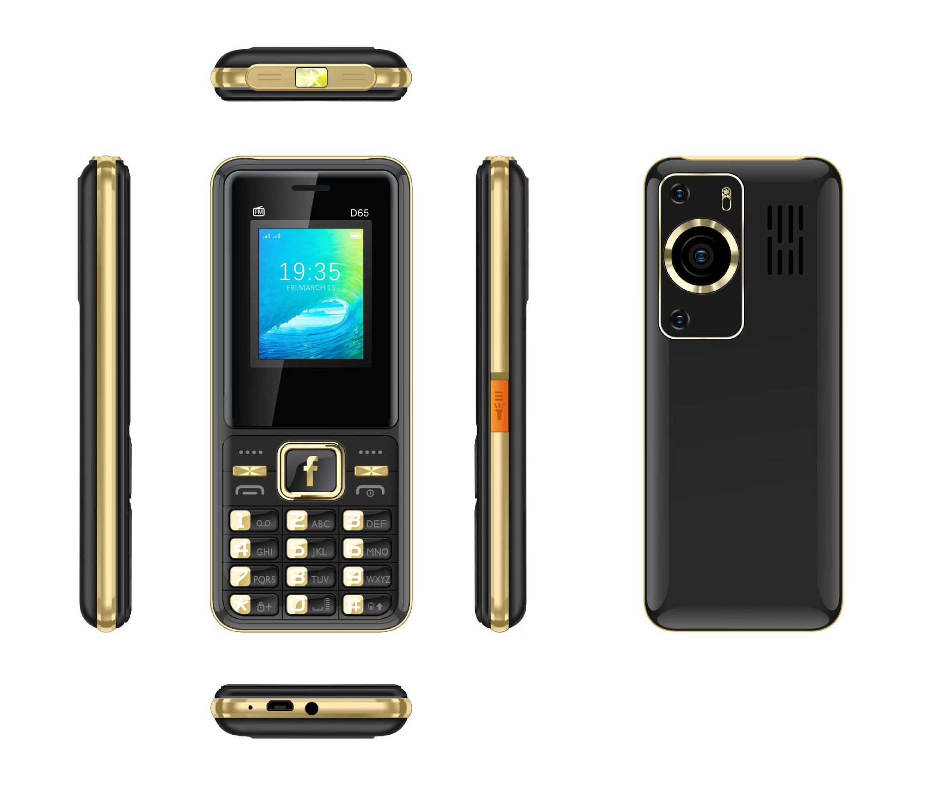 

С WhatsApp Straight Board D50 D51 230 7100 Иностранный язык Мобильный телефон чёрный