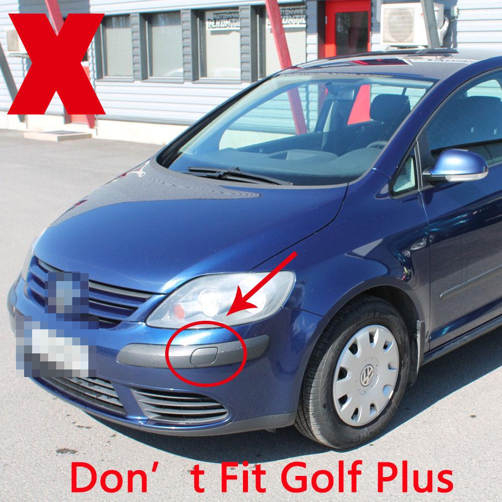 For Volkswagen VW Golf V MK5 GTI 2003-2009 Front Bumper Headlight Head Lamp Washer Nozzle Cover Cap