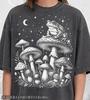 Vintage Frog Mushroom 90s Graphic Style Comfort Colors® Tshirt, Celestial Toad Retro Nature Tee, Cottagecore Moon Fungi Gift, Mystical Magic