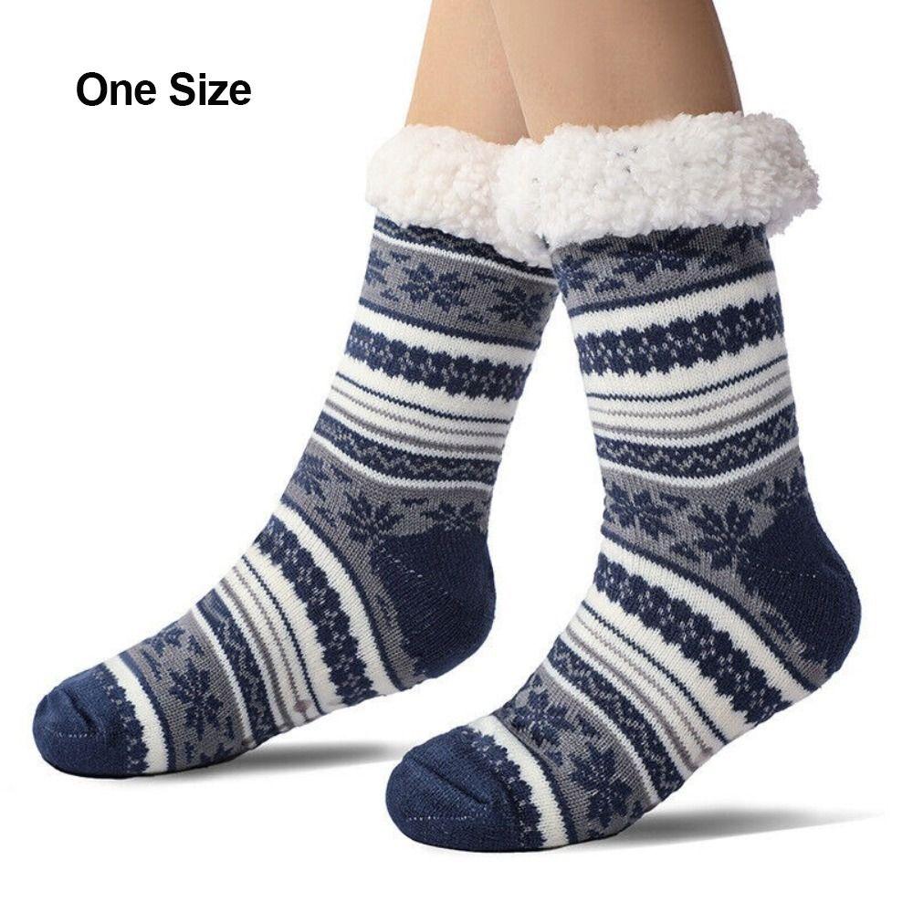 Winter Thickened Warm Cashmere Socks Fluffy Snow Socks Casual Home Floor Socks  for Women Men