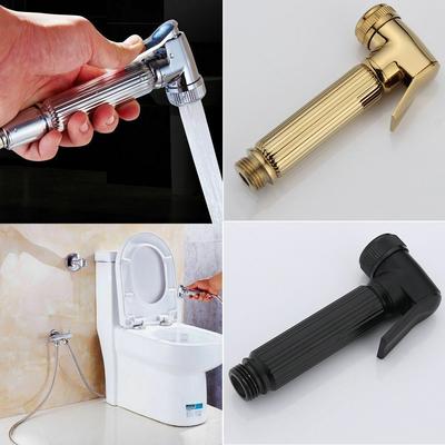 Black Bidet Sprayer Self Cleaning Shower Head Zinc Alloy