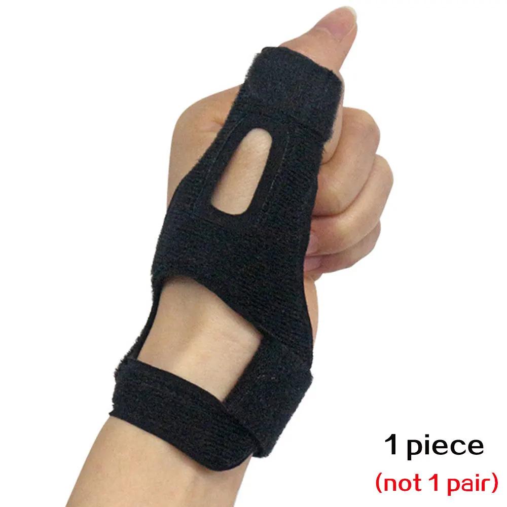 

1Pc Thumb Brace Perfect For Arthritis Pain Relief Without Limiting Hand Operational Function Spica Splint For Tendonitis Trigger Finger Men Women чорний
