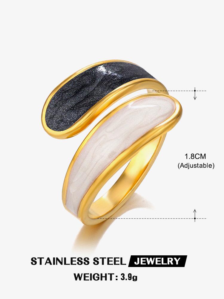 Sell Well In Europe America Wide Version Pearl Rings for Women Exaggerate Chunky Fashion Statement Jewelry Ring Trend Gift