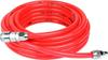 Urethane Air for Normal Inner Diameter X Outer Diameter High Flow Clear Made In Japan E-Value Hose, 10m, Pressure, 8.5mm 12.5mm, Rate, Red, EUH-10RL