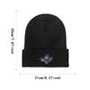 Hollow Knight Farbverlauf Strickmütze Beanie Wintermützen Warm Unisex Mode Totenkopf Videospiel Mützen Unisex Damen Geschenk