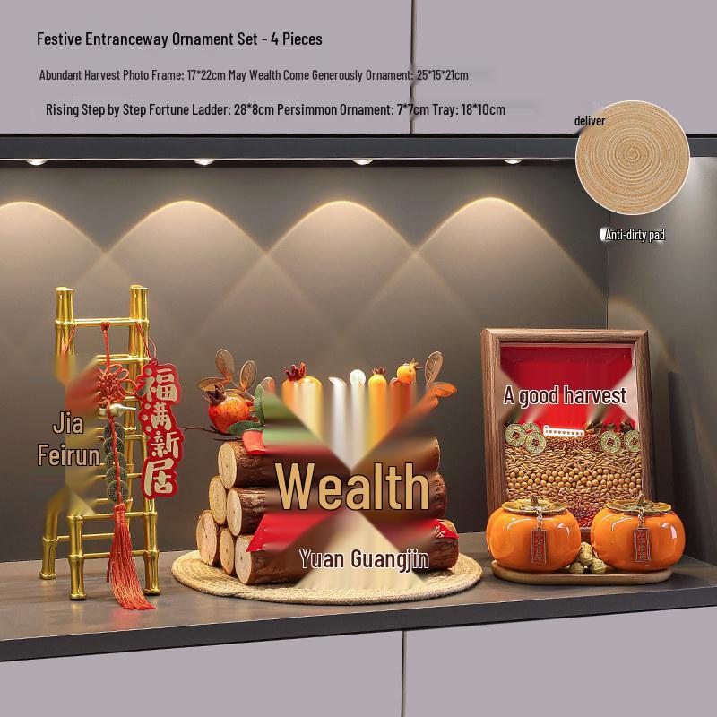 Prosperous New Chinese Style Housewarming Decoration Set