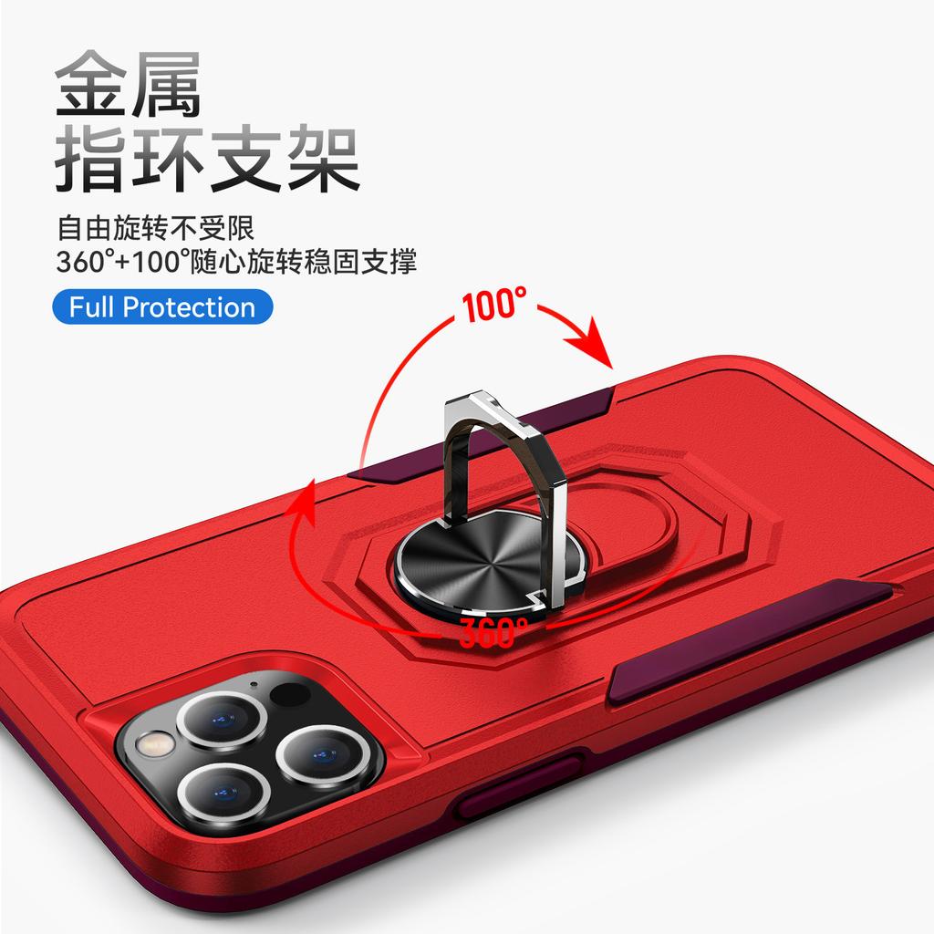 Pioneer ring bracket is suitable for Xiaomi Redmi Note11/11S mobile phone case magnetic suction anti-drop multi-function anti-skid