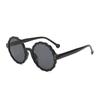 Fashion Vintage Round Sunglasses Women Men Small Frame Flower Sunshade Glasses Female Vacation Travel Beach Decor Glasses Props