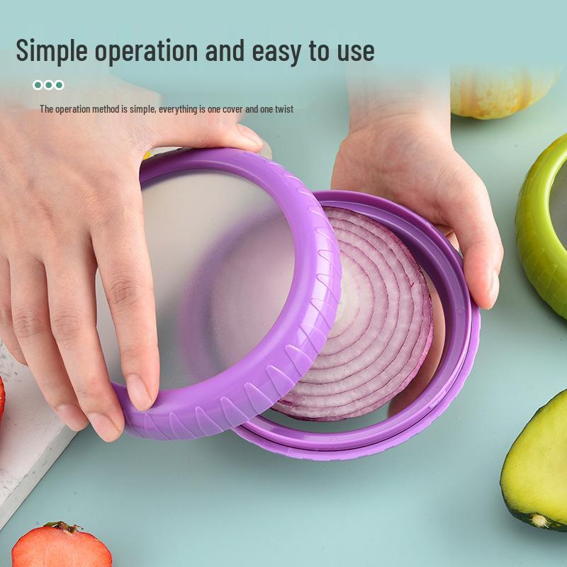 Silicone Double-Sided Fresh-Keeping Box for Fruits & Vegetables