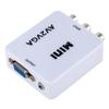 Mini AV2VGA Video Converter Convertor Box AV RCA CVBS To VGA Video Converter Conversor with 3.5mm Audio To PC HDTV