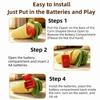 Soft Texture Inertial Beat Corn Musical Toy 6 Modes Corn Induction Metronome  Early Learning