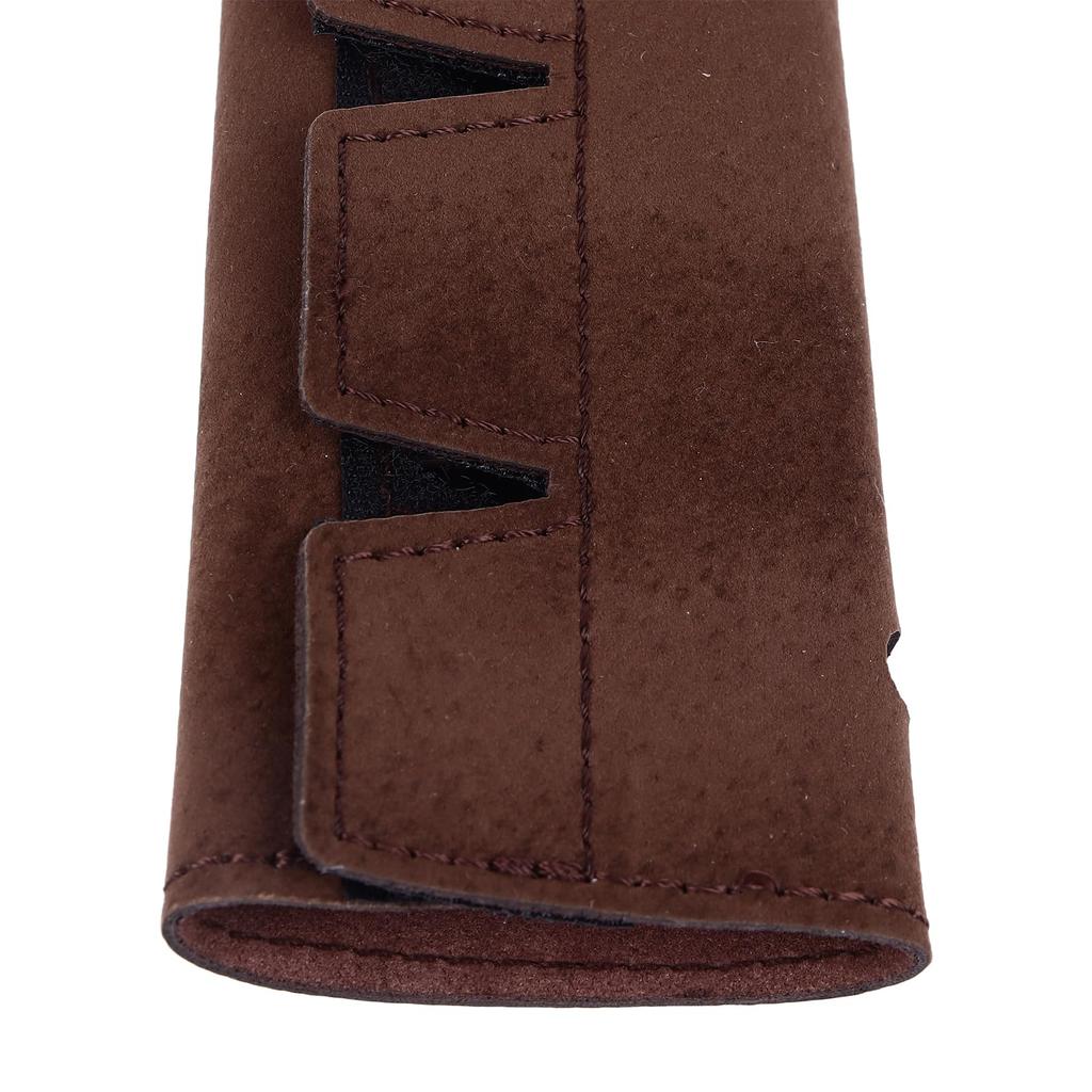 Generic durable French horn hand pad protectors enhance control and comfort, making them ideal for musicians. (Brown)