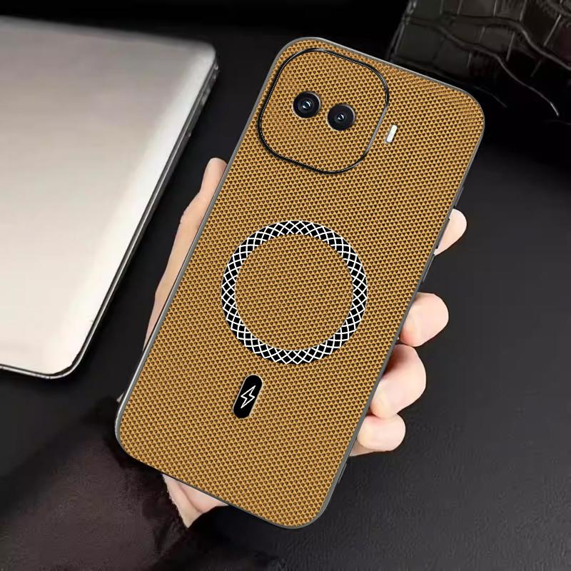 Biruiqu IQOO 15R New Ultra-thin Magnetic Leather Shock-absorbing Protective Phone Case