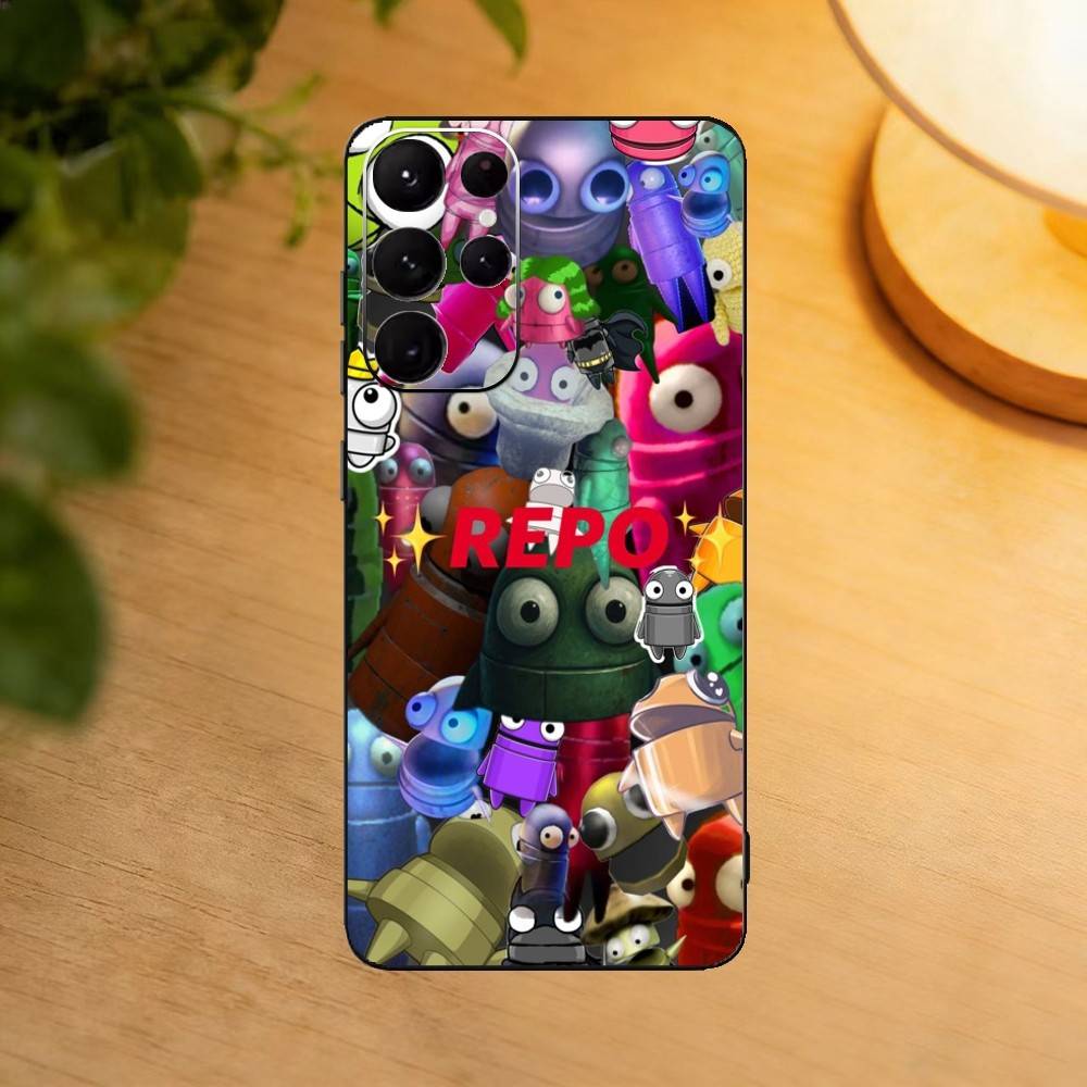 Video Game R-R.E.P.O phone Case For Samsung S25,24,21,22,23,30,Ultra,20,Plus,Fe,Lite,Note Soft Black Cover