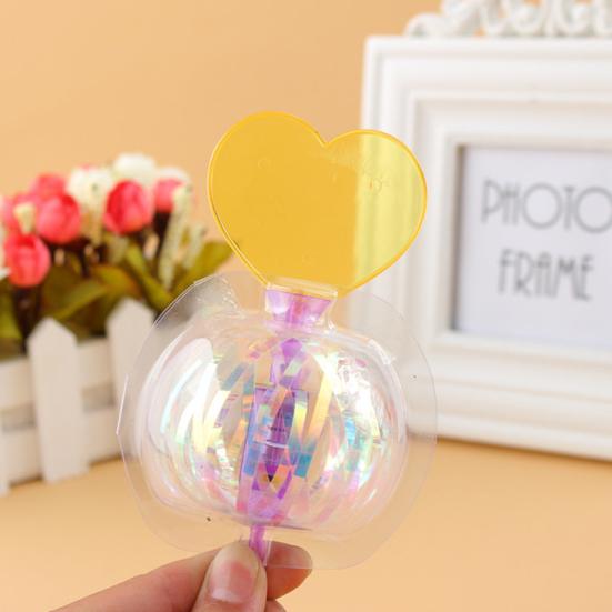 LED Light Up Glowing Bubble Maker Shook Stick Wands Outdoor Kids Toys Gifts