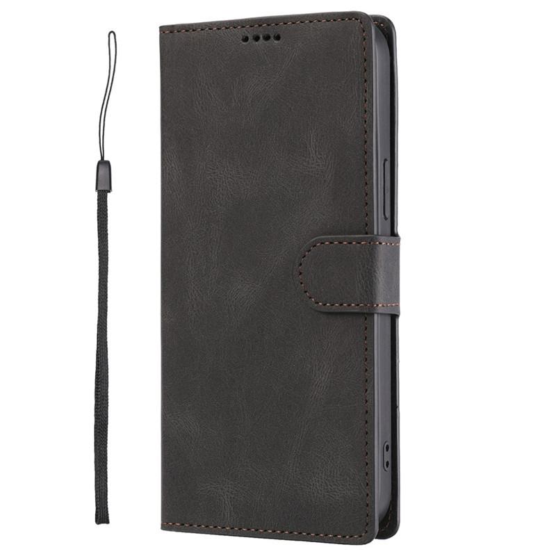 Kožené pouzdro pro Samsung Galaxy S22 S21FE S20 A21S A32 A51 A03 Core Huawei P40 Lite Redmi 10 9 9A Note 10S iPhone 13 12 Pro Max Cover